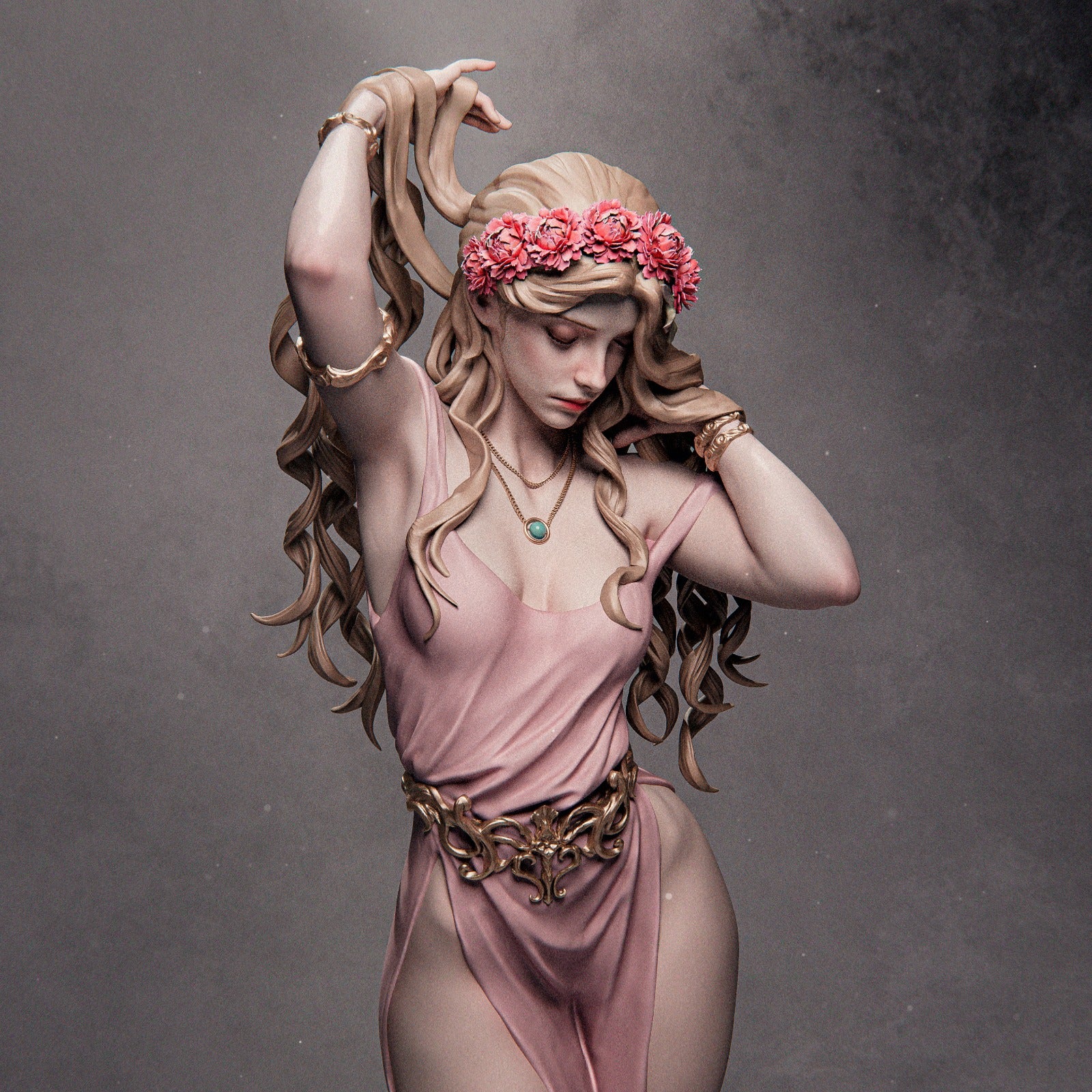 Aphrodite| Maximum Detailed 12K 3D printed figure | Fantasy | CA3D