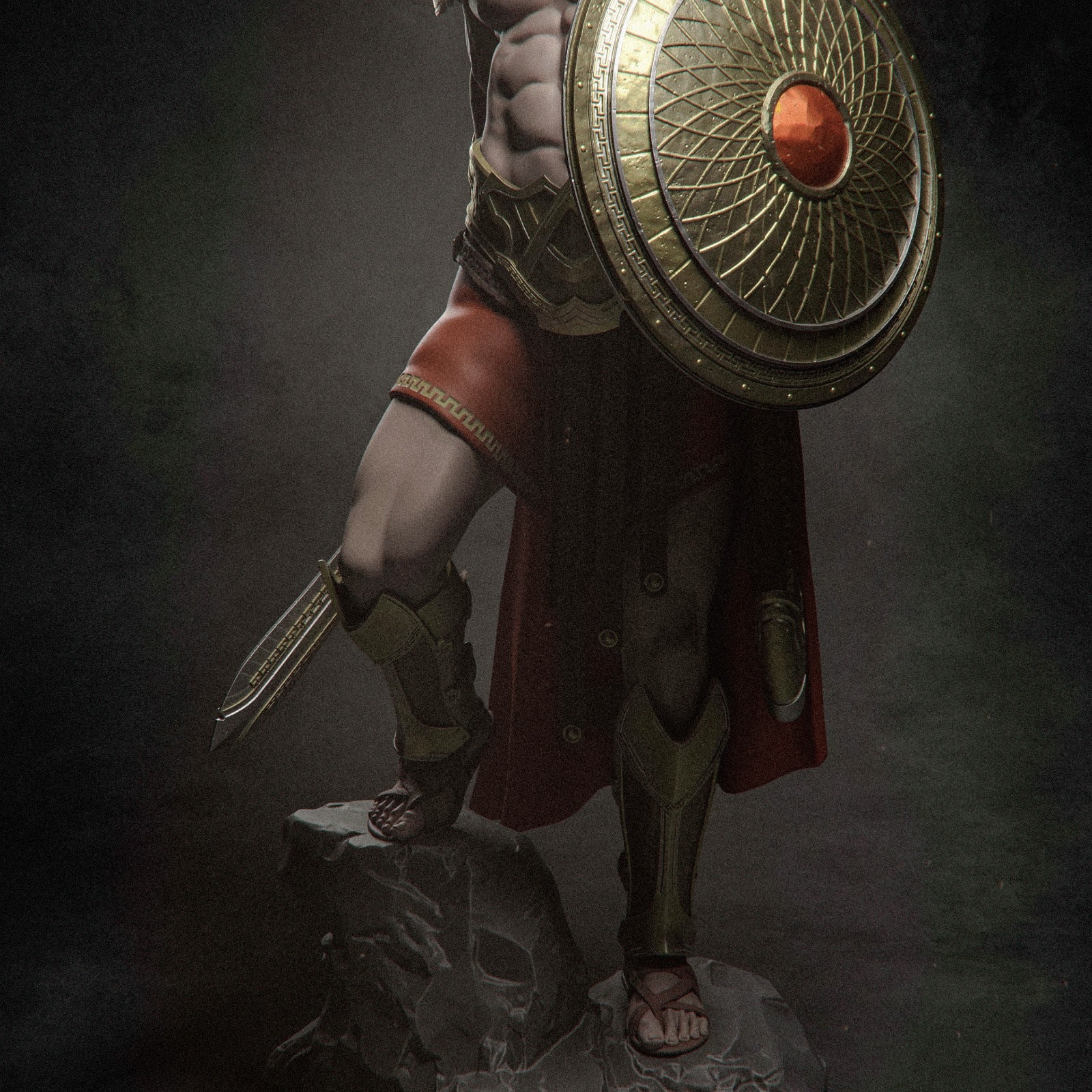 Ares| Maximum Detailed 12K 3D printed figure | Fantasy | CA3D