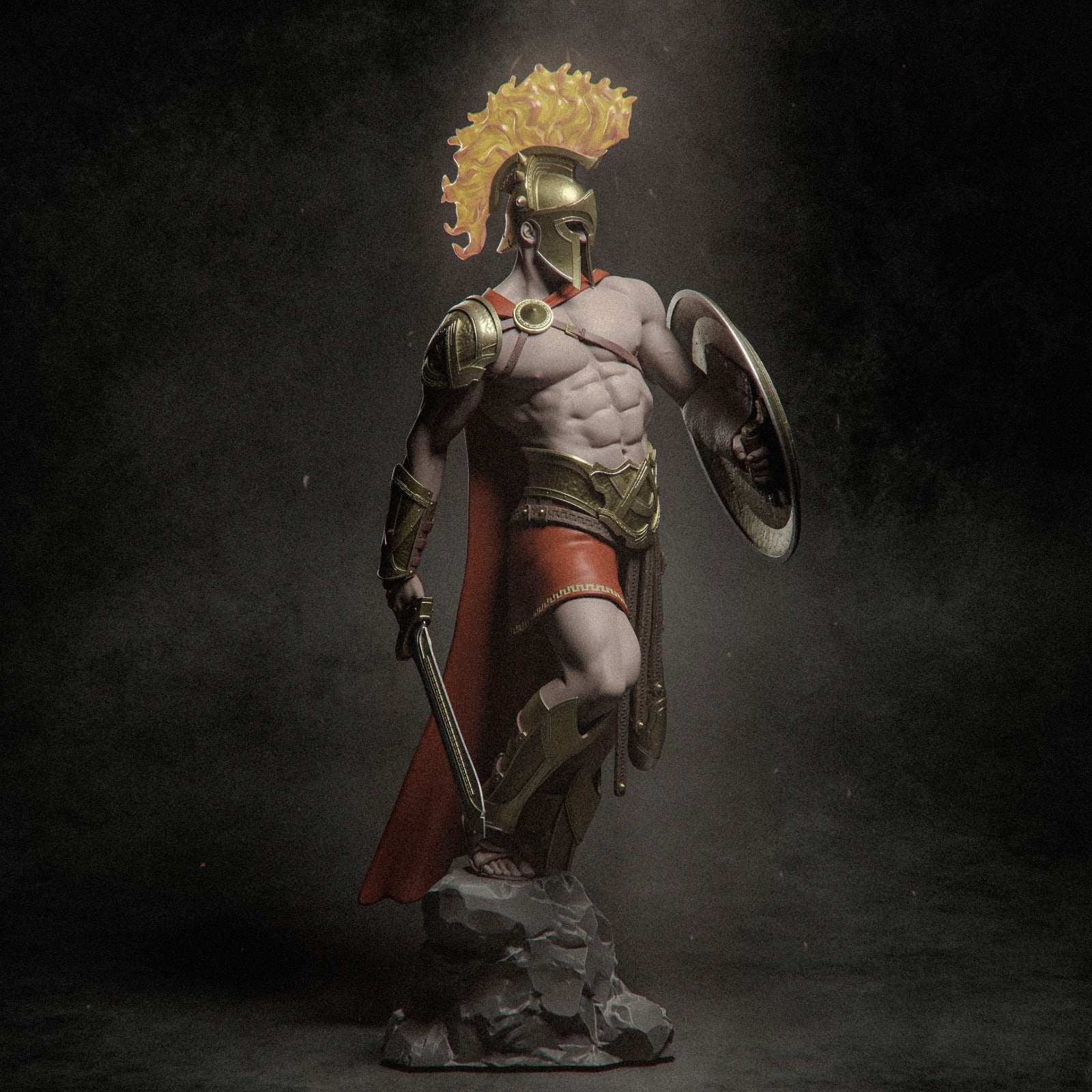 Ares| Maximum Detailed 12K 3D printed figure | Fantasy | CA3D