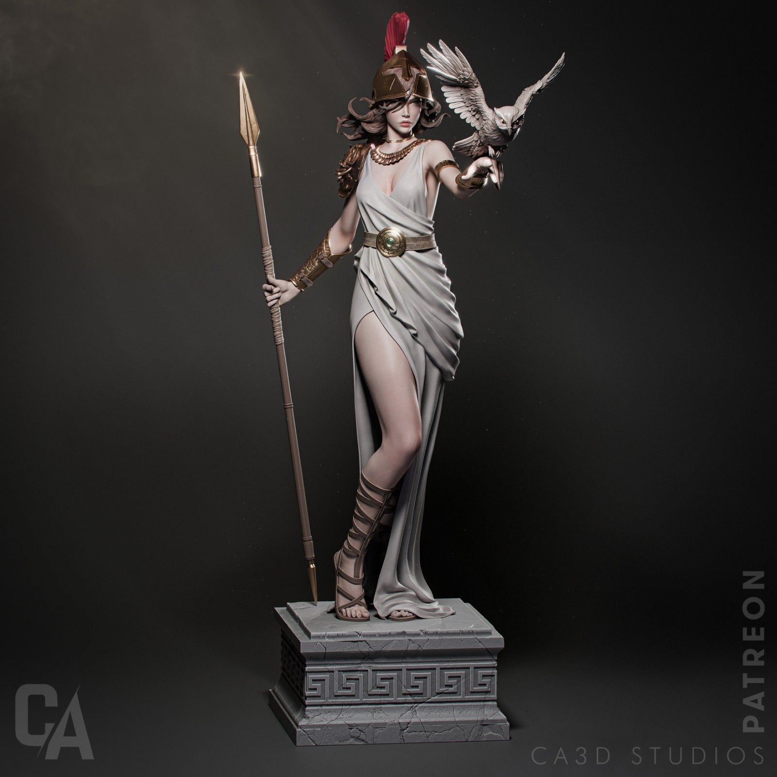 Athena| Maximum Detailed 12K 3D printed figure | Fantasy | CA3D