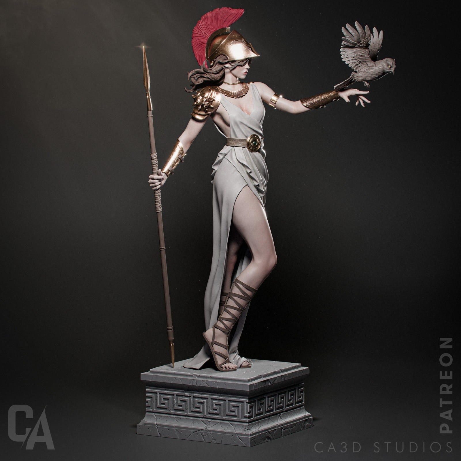 Athena| Maximum Detailed 12K 3D printed figure | Fantasy | CA3D