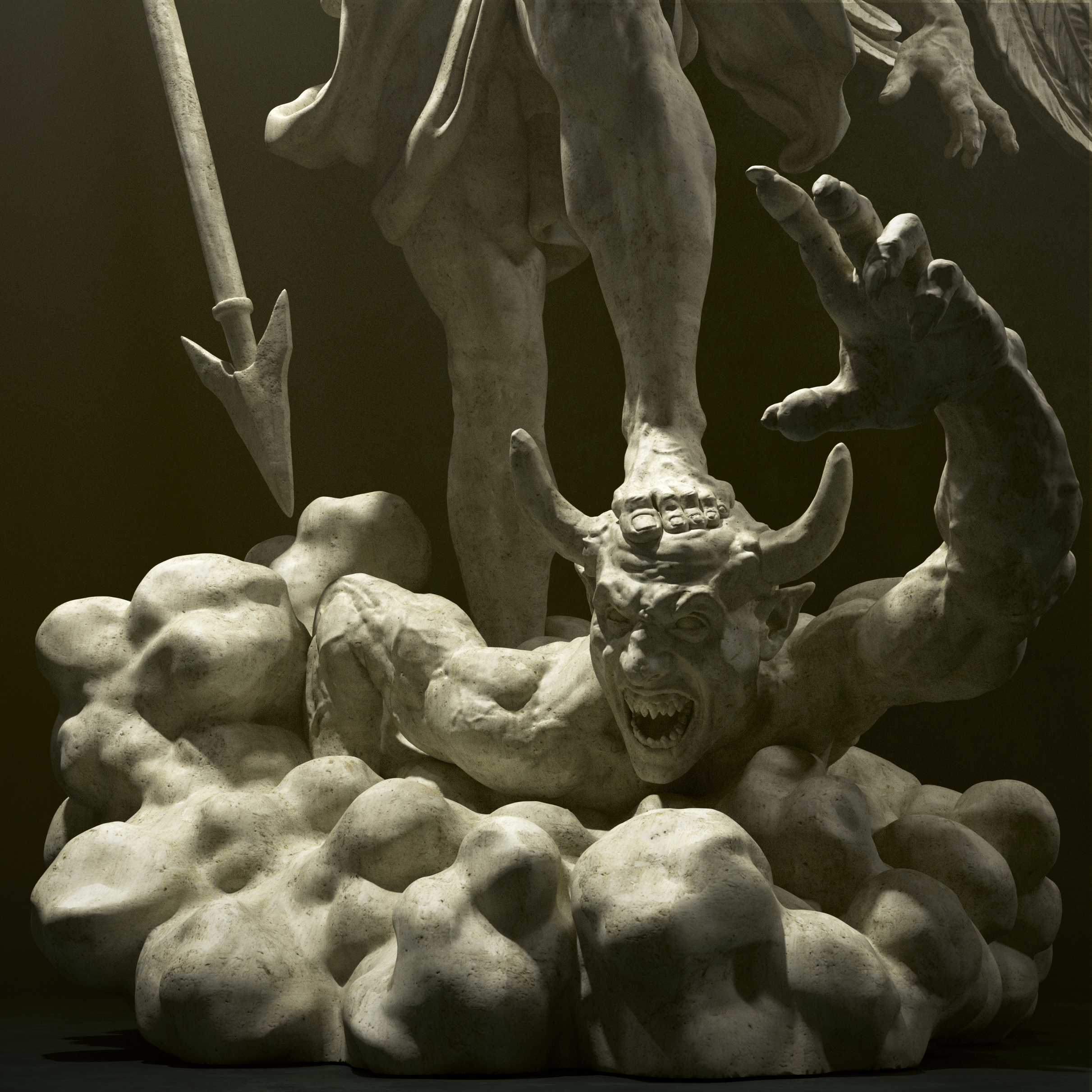Archangel Michael | Maximum Detailed 12K 3D printed figure | Fantasy | CA3D