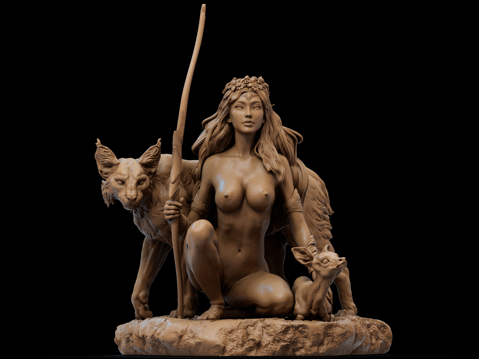 Artemis| Maximum Detailed 12K 3D printed figure | Fantasy | CA3D