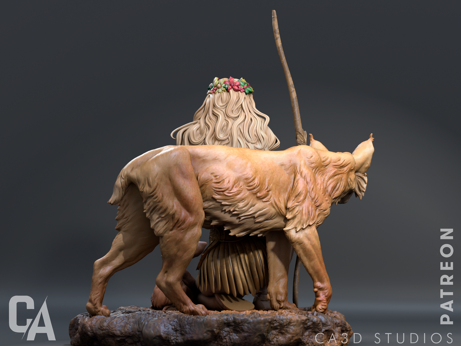 Artemis| Maximum Detailed 12K 3D printed figure | Fantasy | CA3D