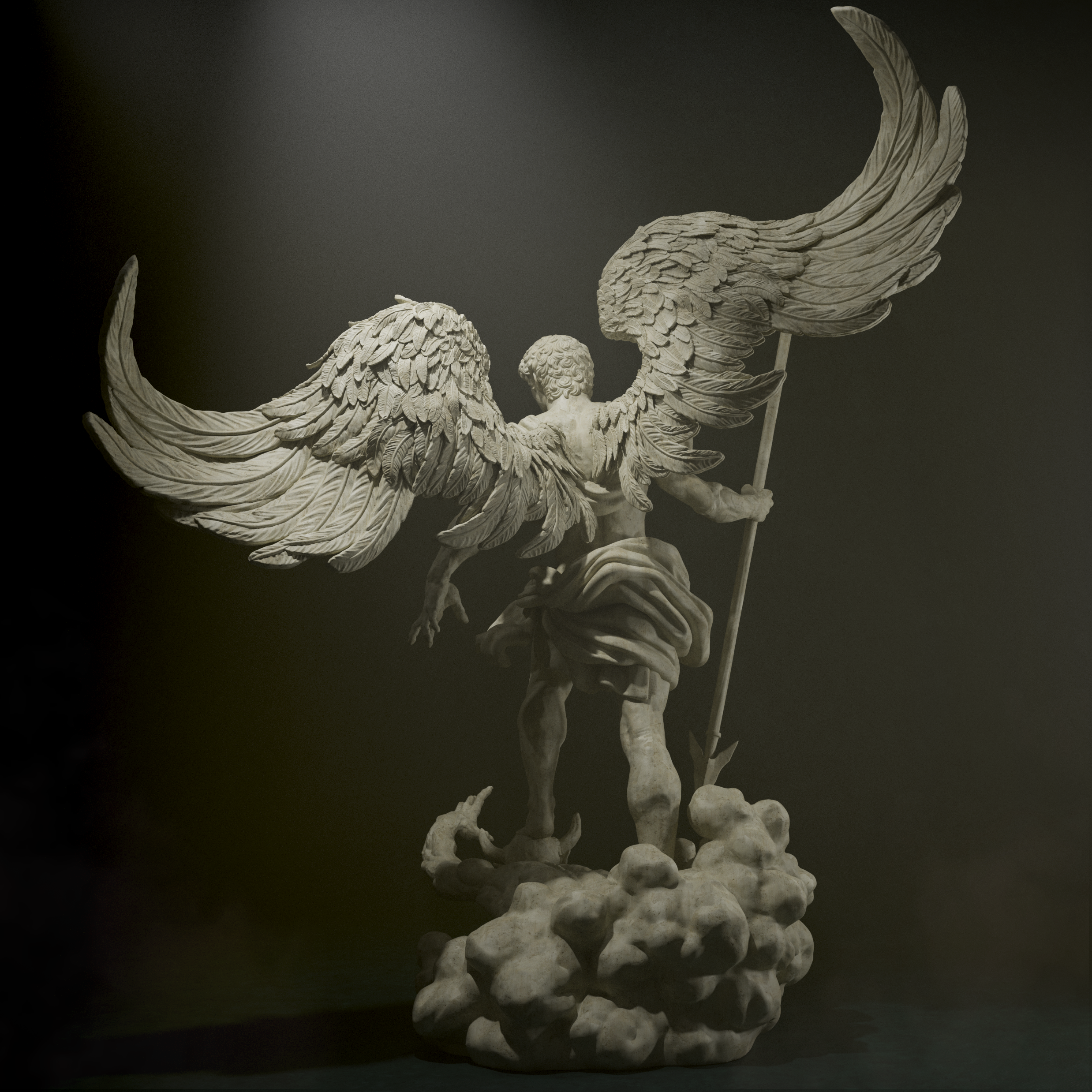 Archangel Michael | Maximum Detailed 12K 3D printed figure | Fantasy | CA3D